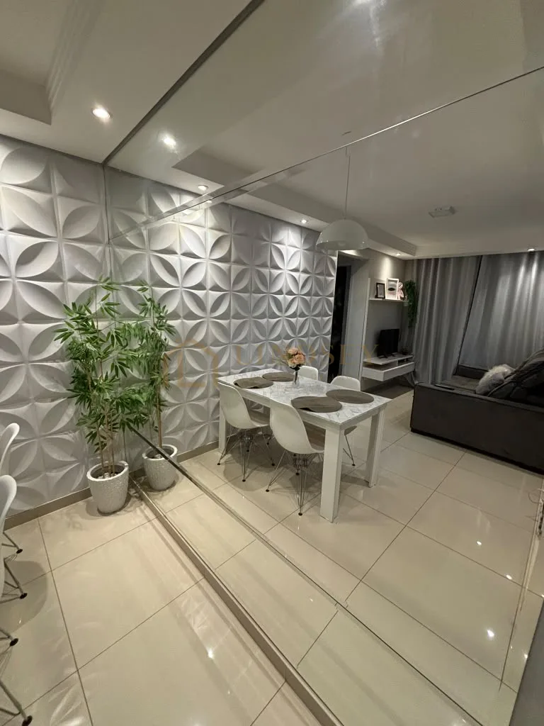 Apartamento completo em mobília com dois dormitórios no Jardim Terra Branca